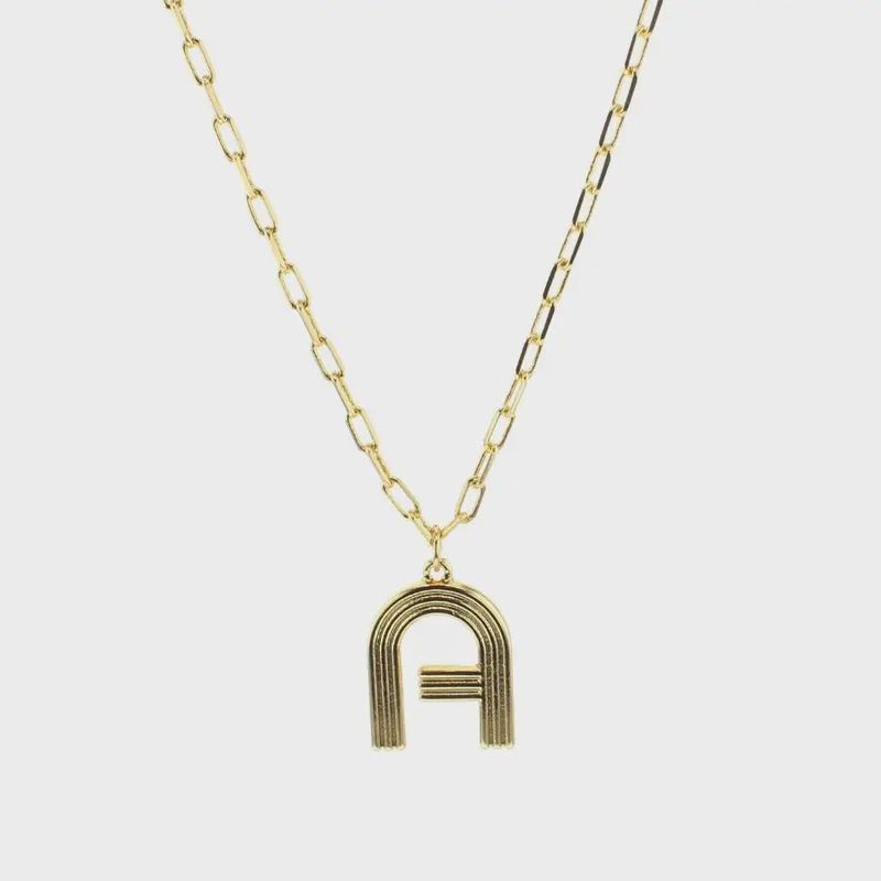 Deco Letter Necklaces