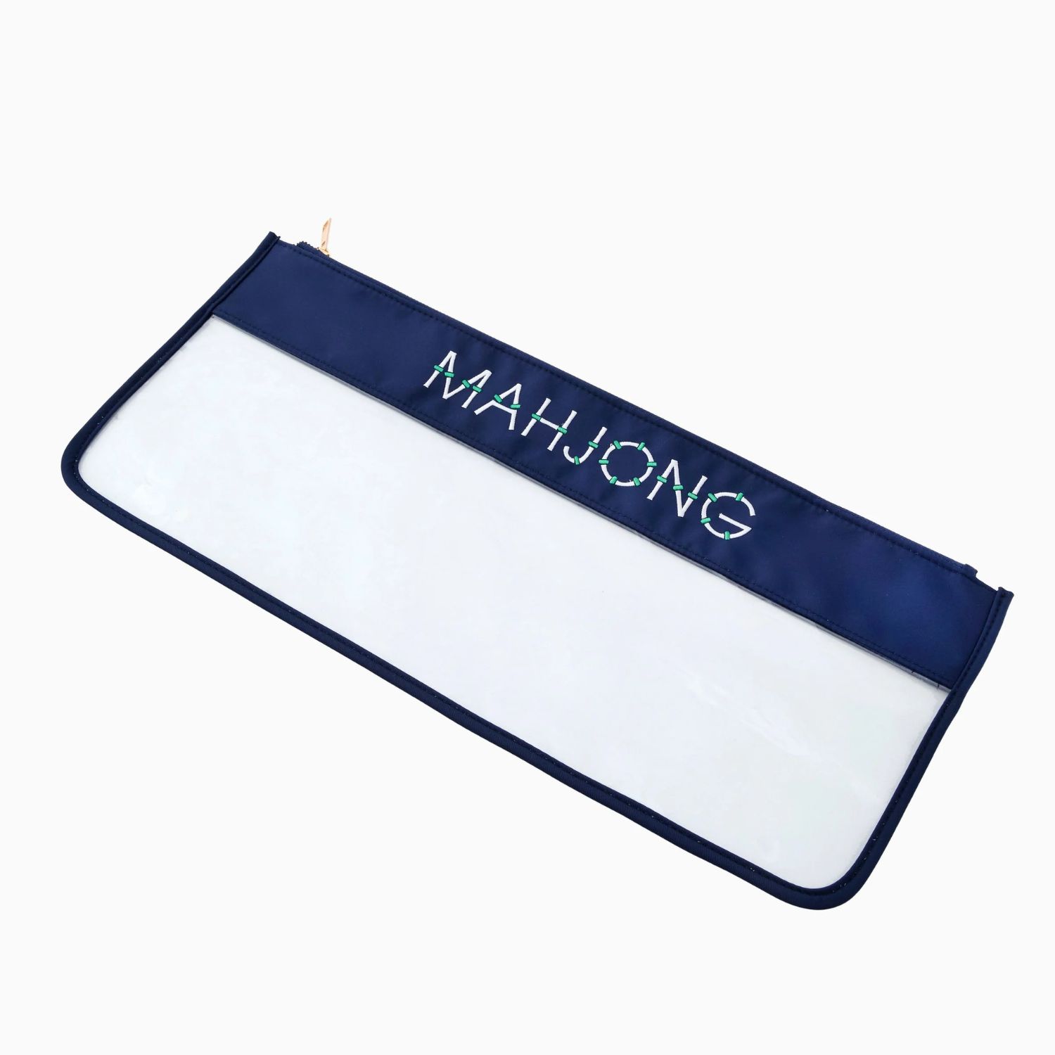 Navy Bamboo Mahjong Bag