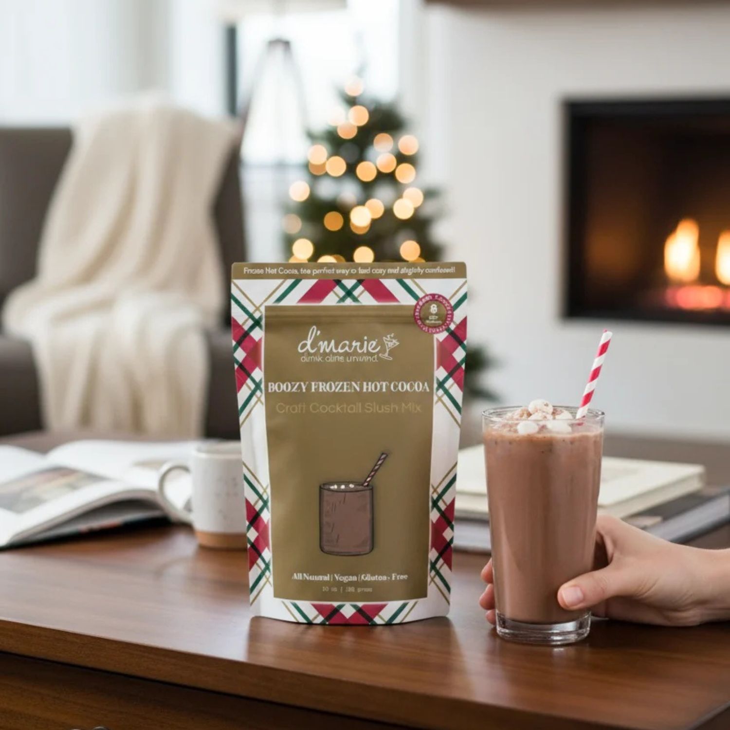 Boozy Frozen Hot Cocoa Slush Mix