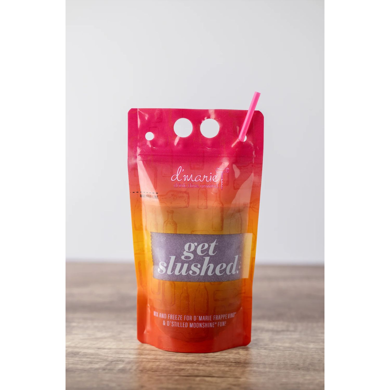 16oz Pouch with Straw | Pack of 12