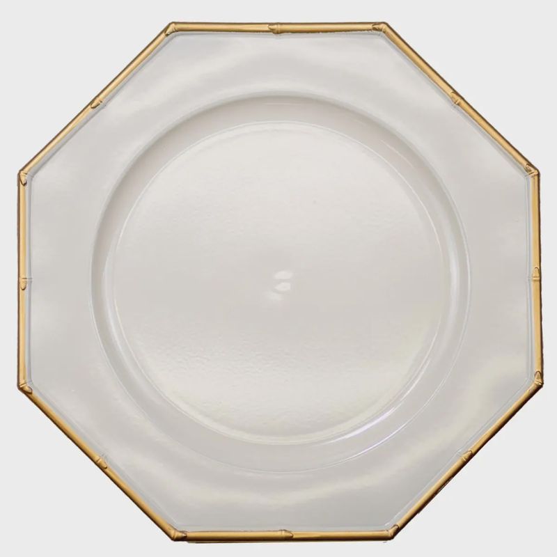 Mandalay Charger Cream &amp; Gold- 13"