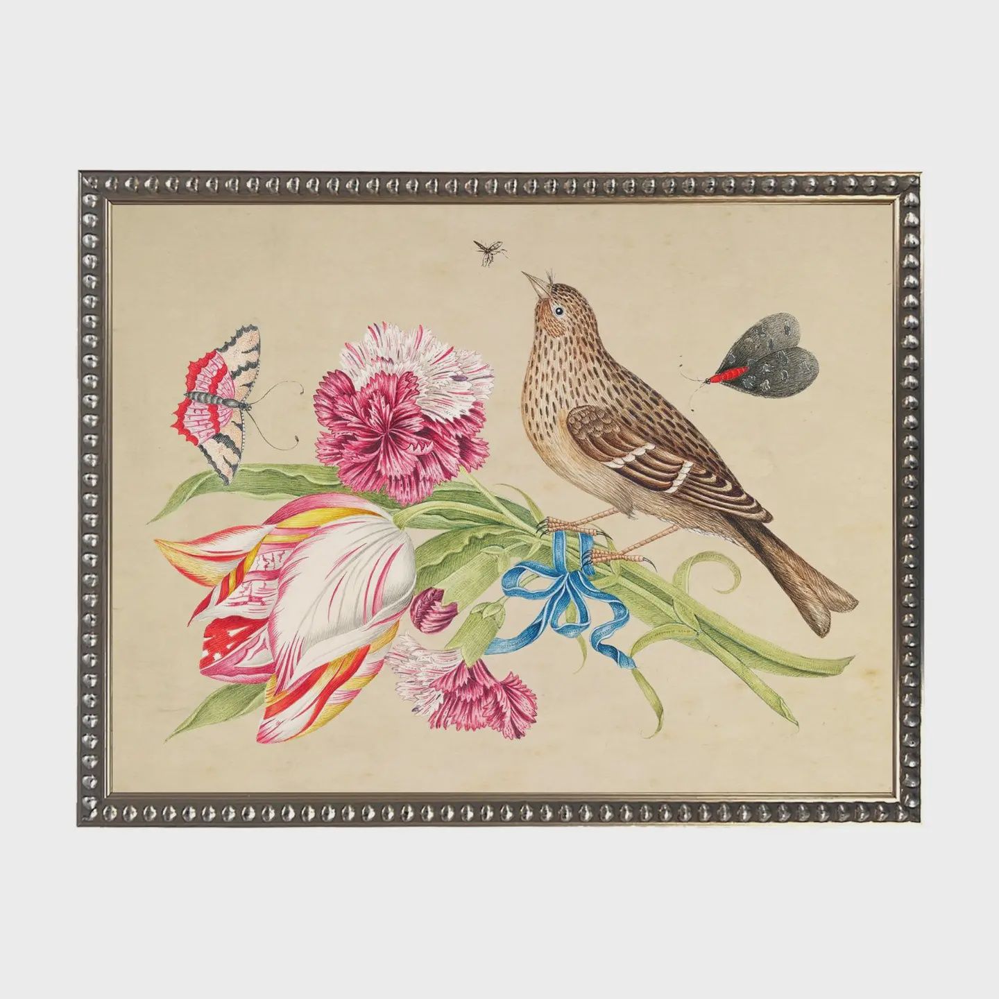 10 x 8 Birds on Distressed Background