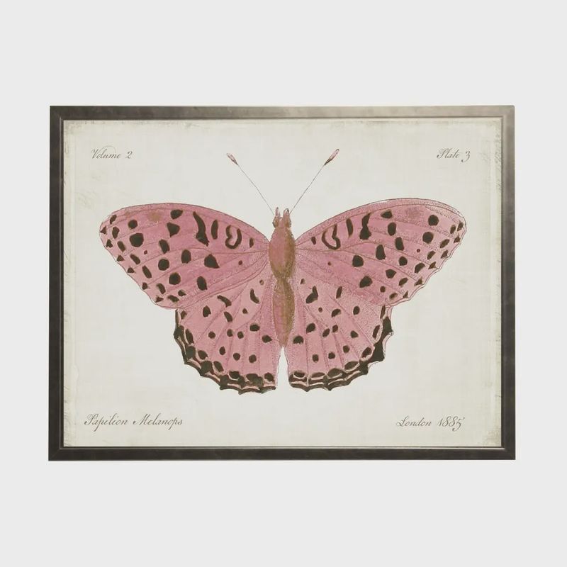 10 x 8 Pink Butterfly Print
