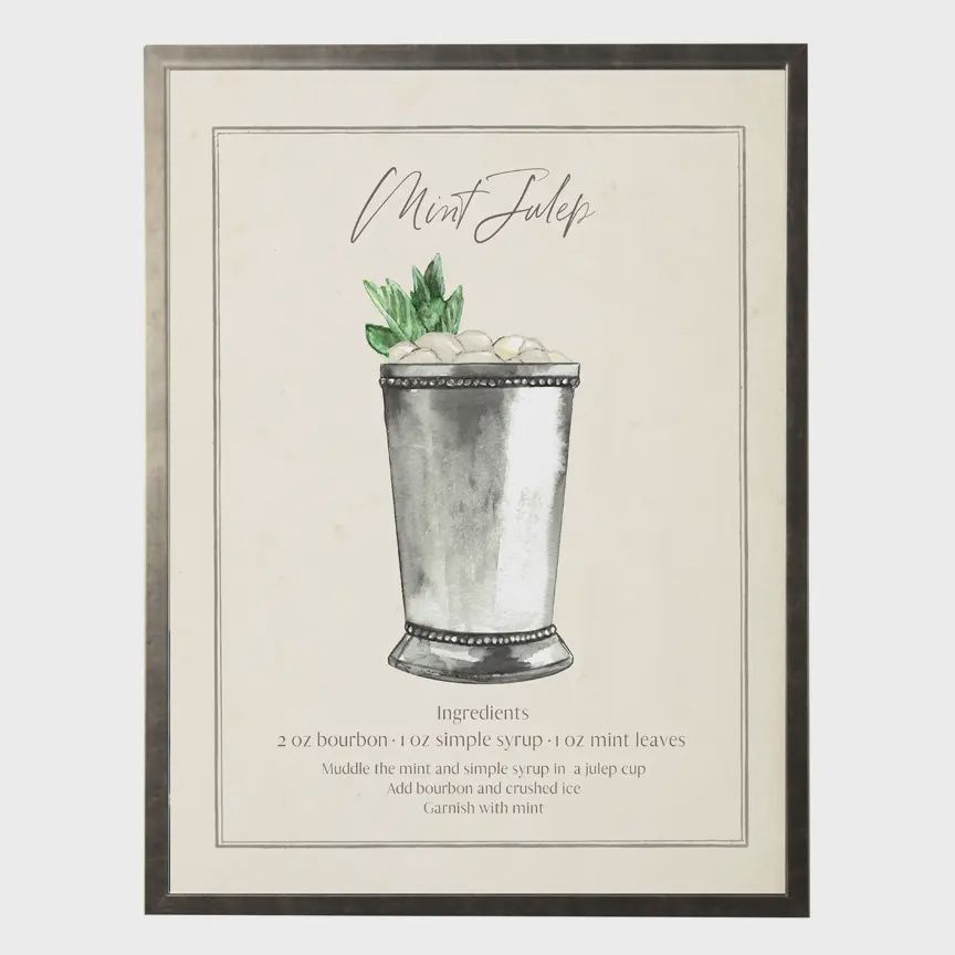 8 x 10 Mint Julep Art