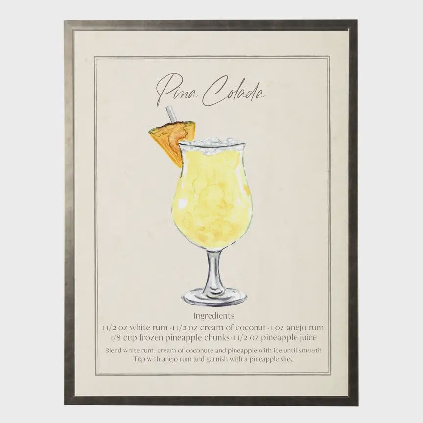8 x 10 Pina Colada Art