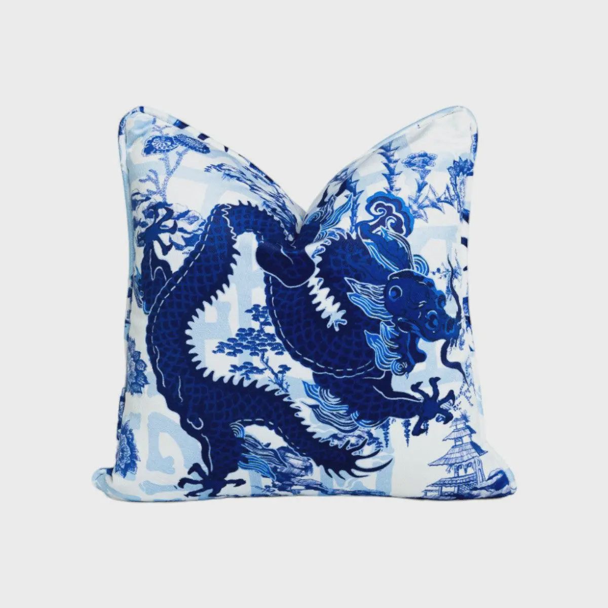 20 x 20 Drago Blue Pillow
