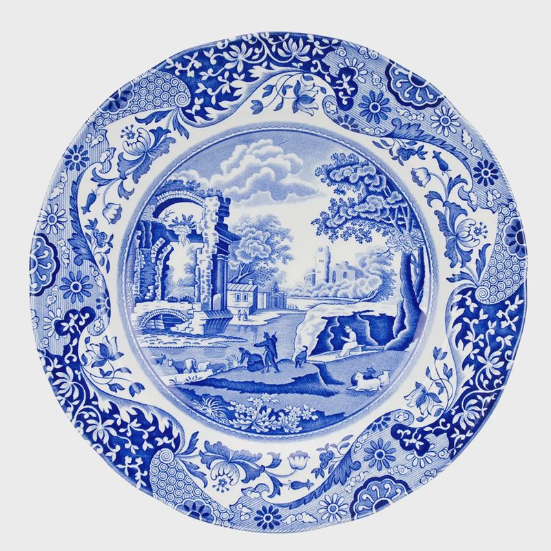 Spode Blue Italian Dinner Plate