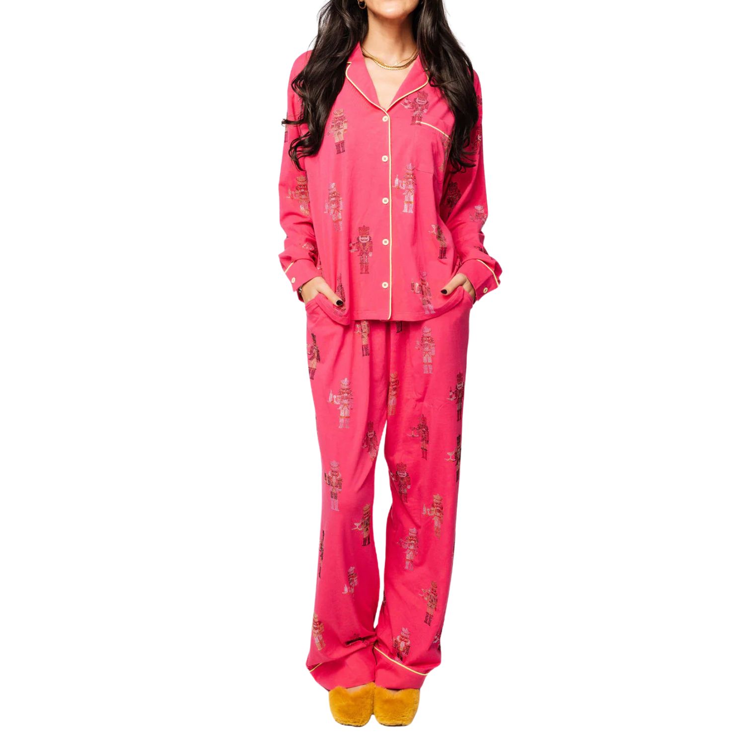 Cocktail Serving Nutcrack PJ Pant | Pink