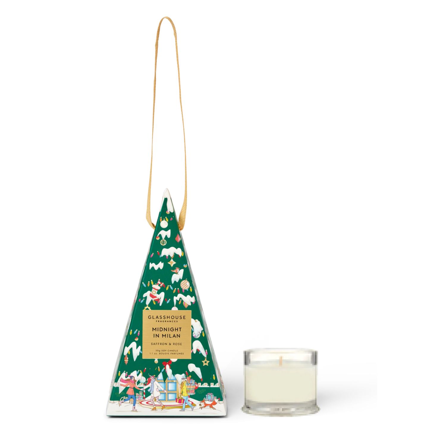 1.1 Christmas Bauble Candle- Midnight in Milan