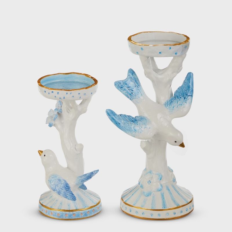 Bird on Candle Holders- 2 Sizes