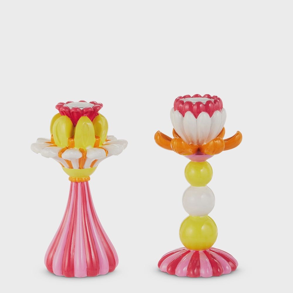 Ruffled Whimsy Candlesticks