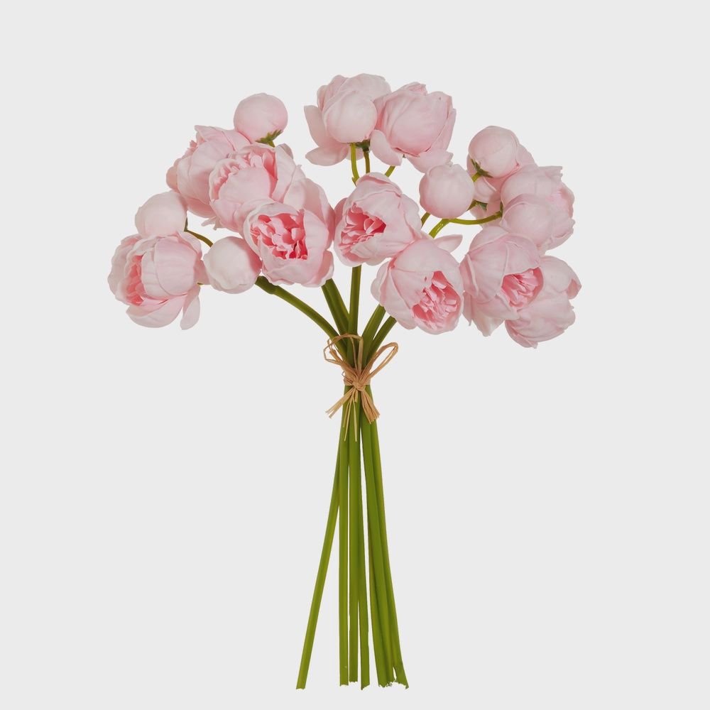 14" Real Touch Peony Bundle