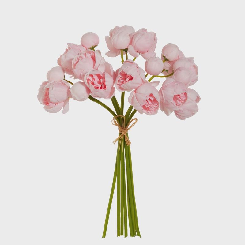 14" Real Touch Peony Bundle