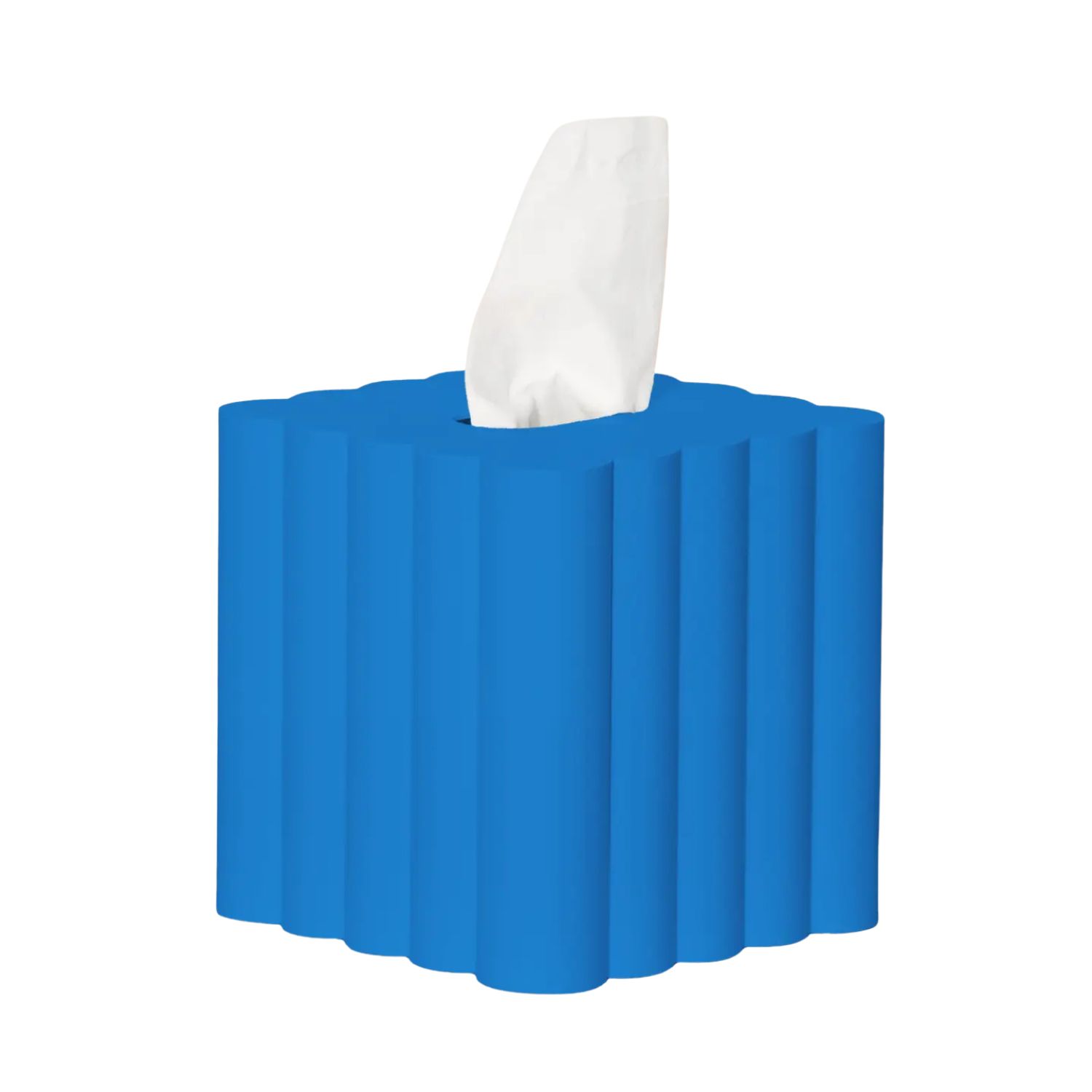 Cloud Tissue Box Cover- Blue