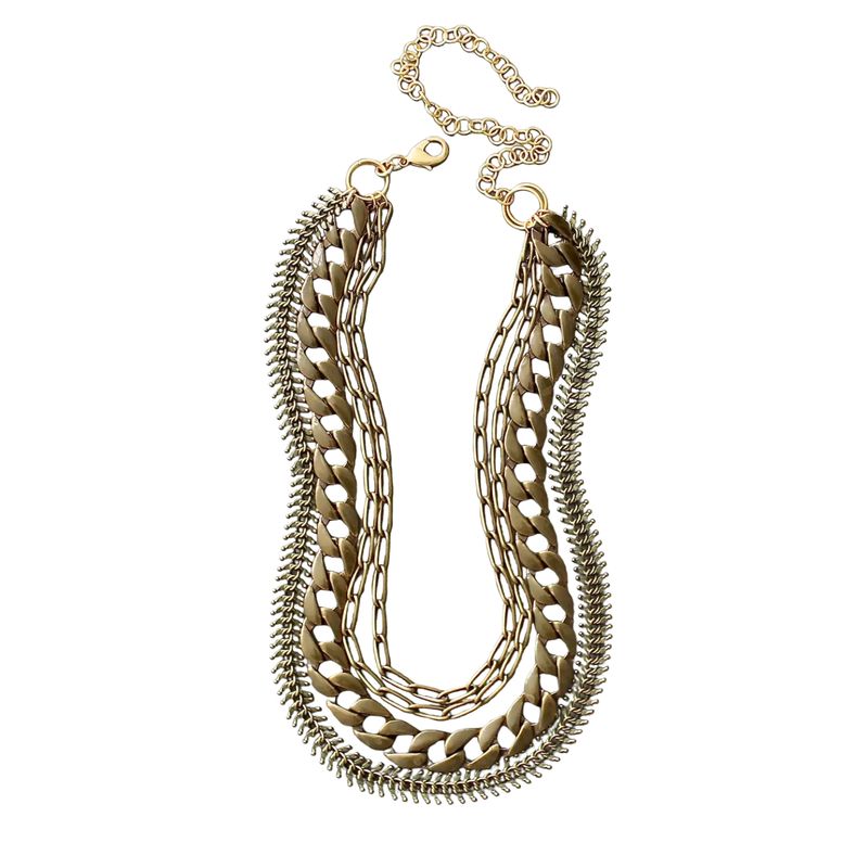 Brass Ox Chain Necklace