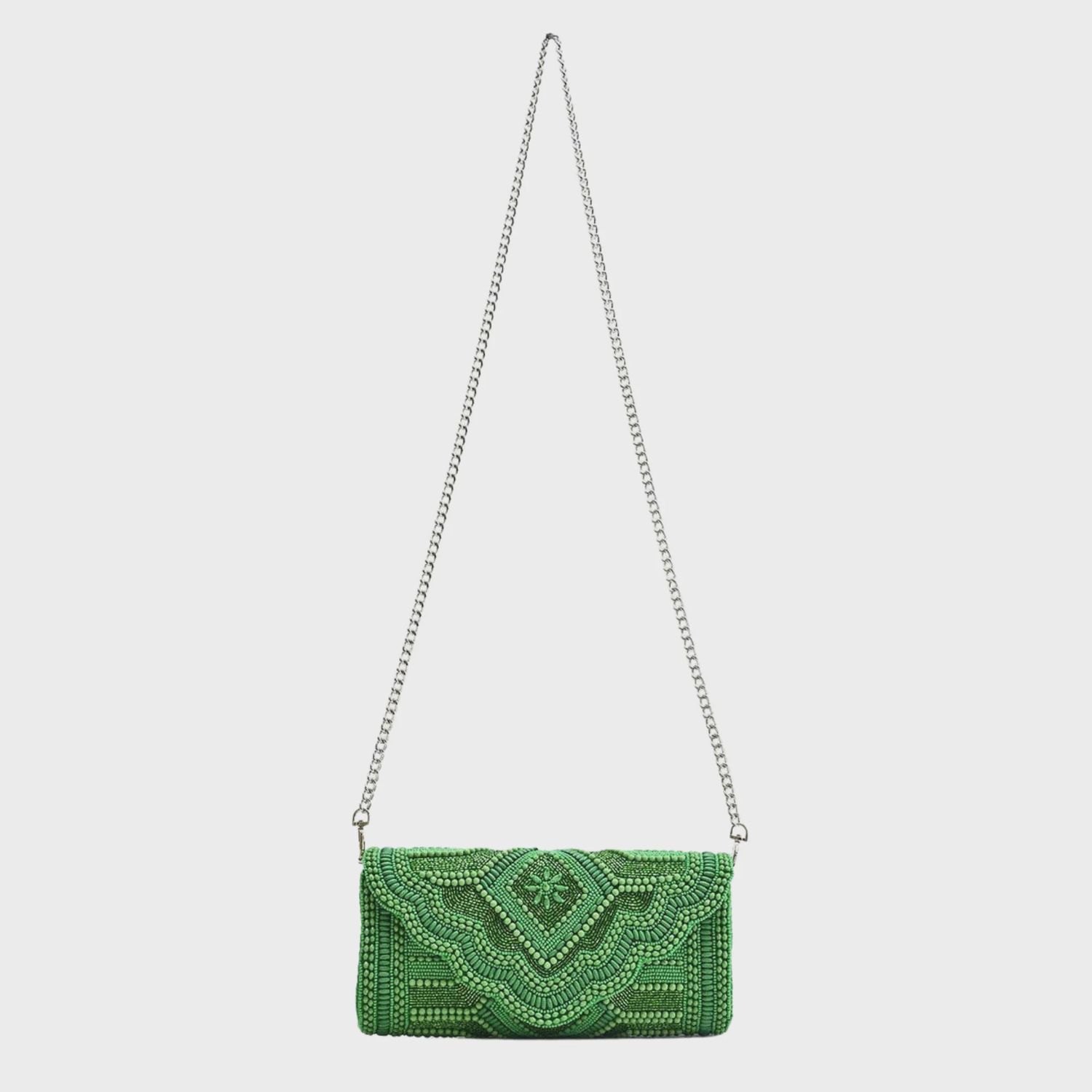 Green Jewel Evening Bag
