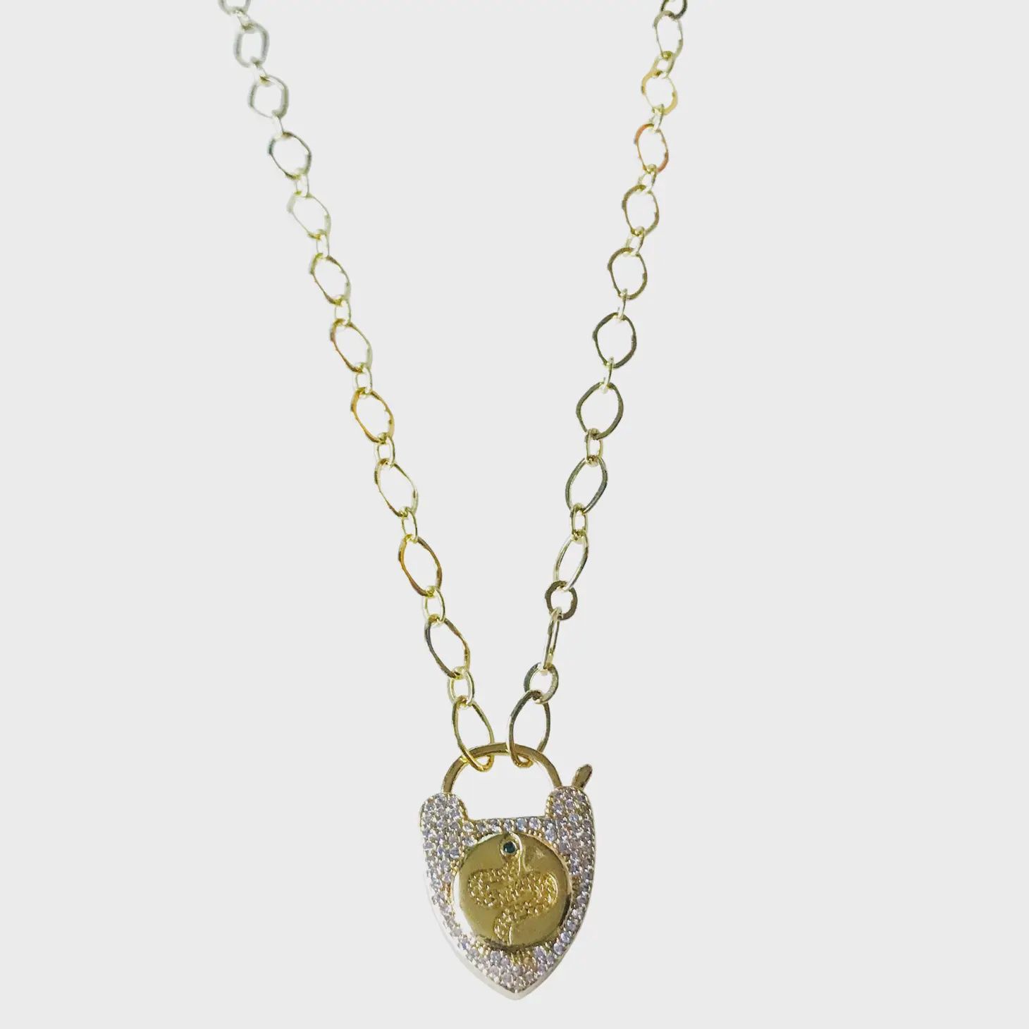 Snake Lock Necklace