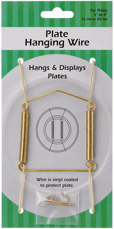 Wall Mountable Plate Hanger (For Plates 5" - 8"): Gold