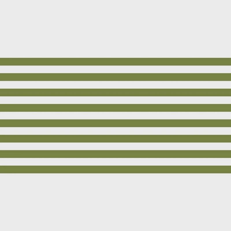 Table Runner | Green Stripe
