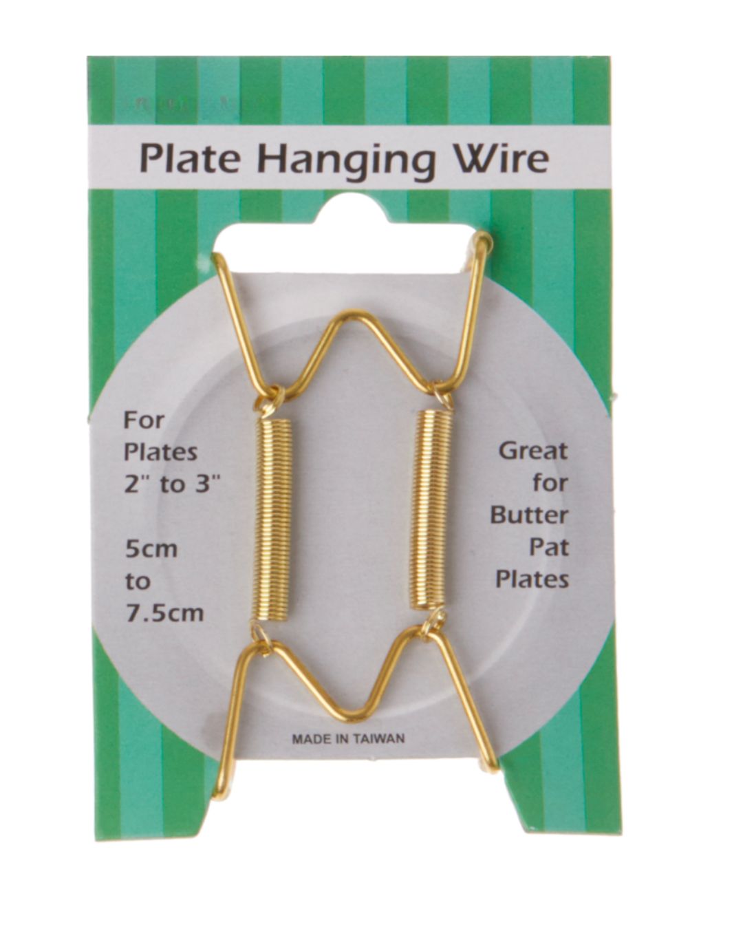 Gold Wall Mountable Plate Hanger (2"-3" plates)