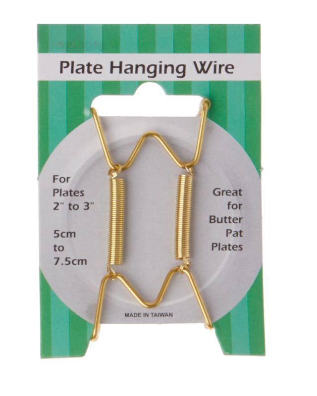 Gold Wall Mountable Plate Hanger (2"-3" plates)