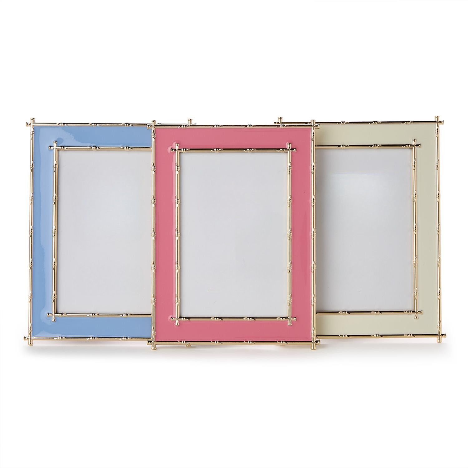 Gold Bamboo Edge 4x6 Metal Frame- 3 Colors