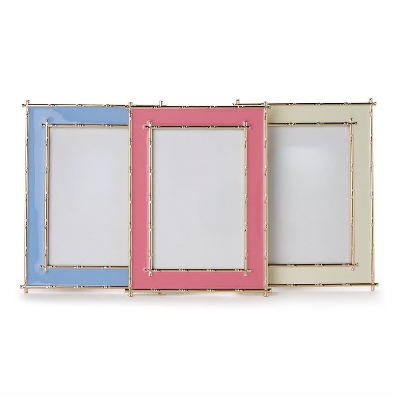 Gold Bamboo Edge 4x6 Metal Frame- 3 Colors