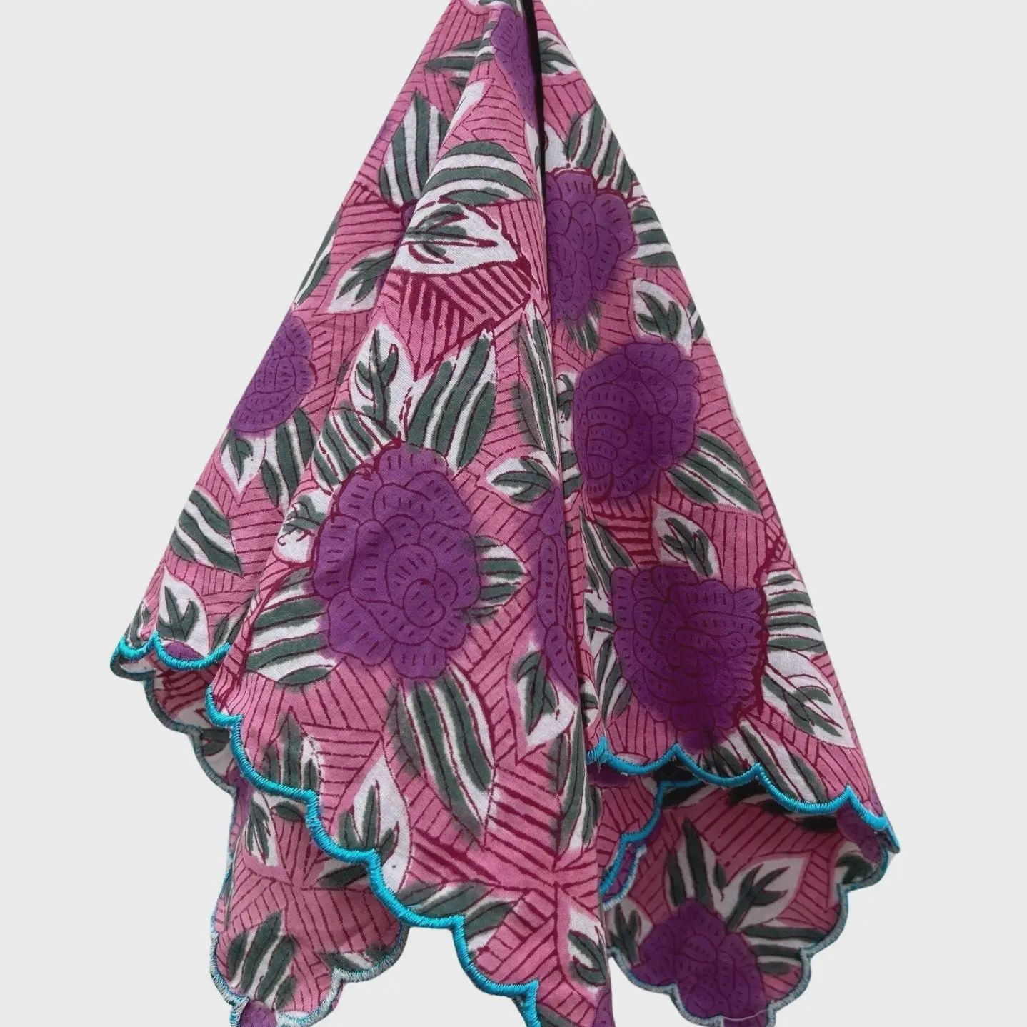 Rose Cotton Dinner Napkins