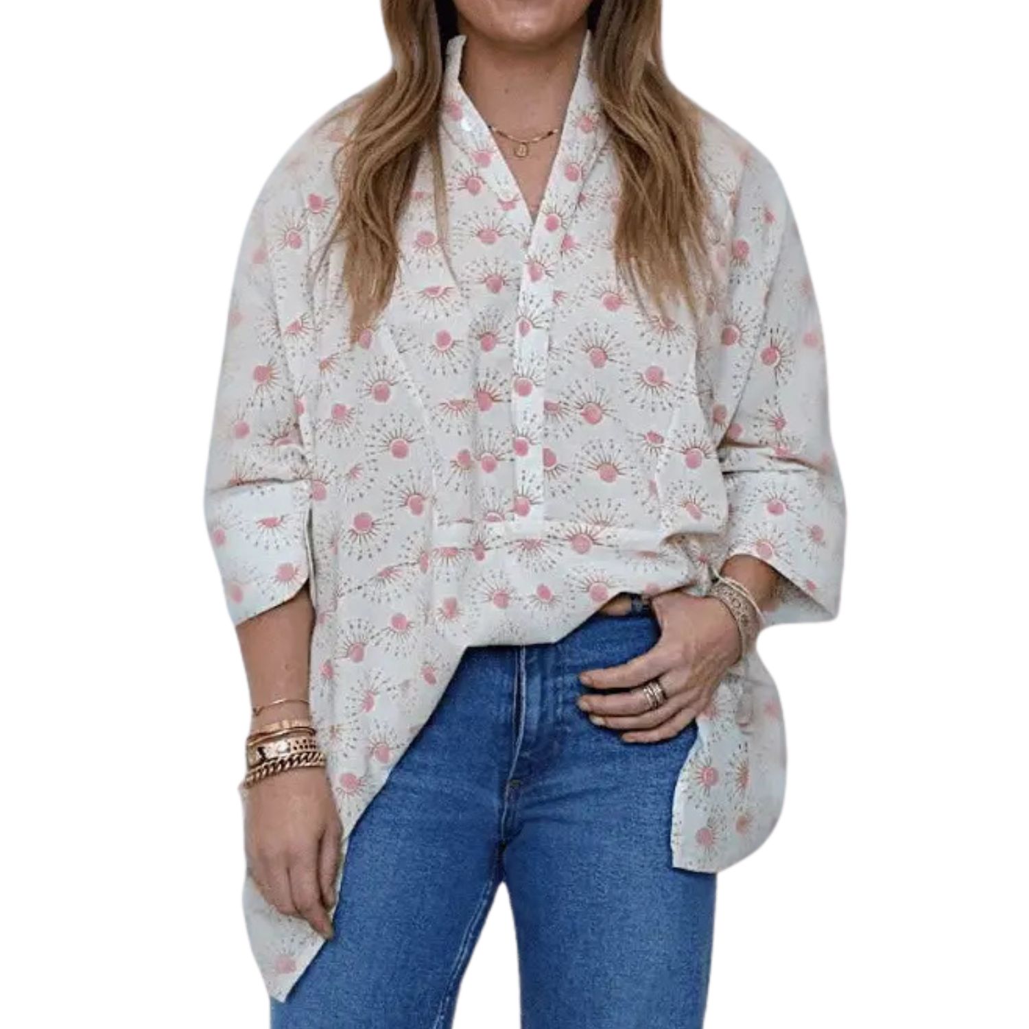 Mod Structured Cotton Tunic