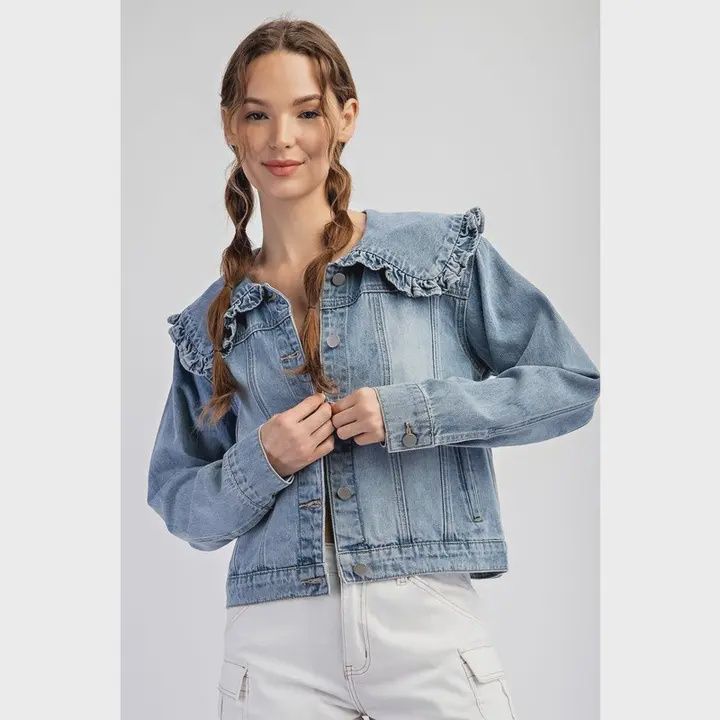 Mineral Washed Denim Jacket