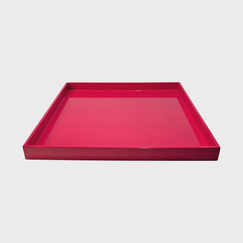 Ottoman Tray- Fuchsia