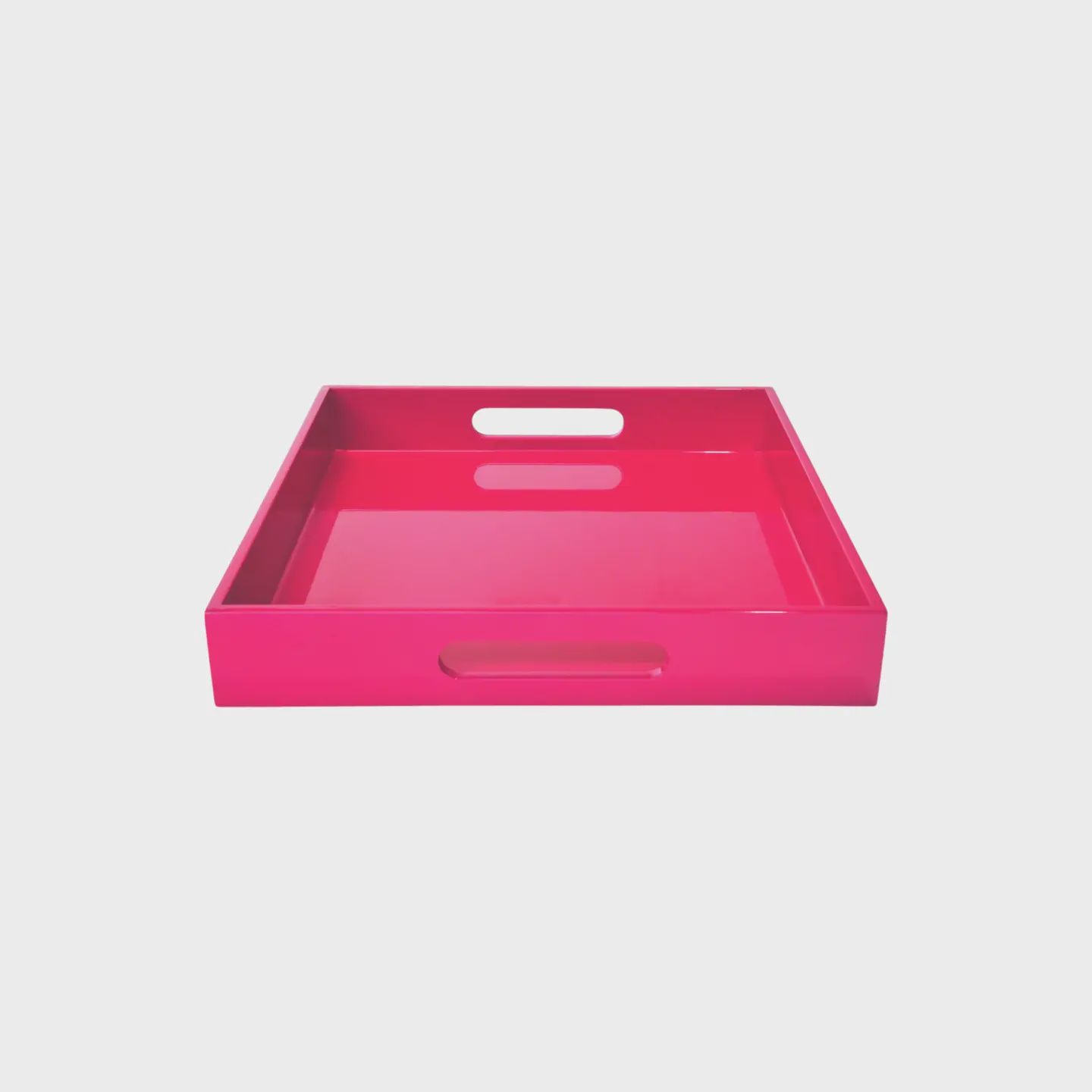 Square Serving Tray- Fuchsia