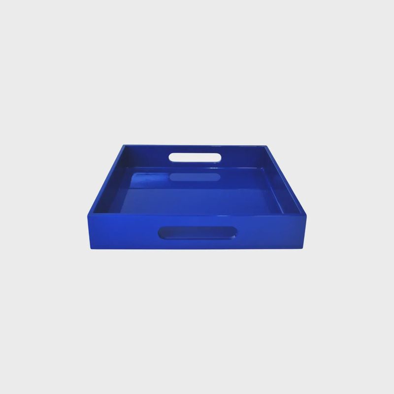 Small Serving Tray- Blue