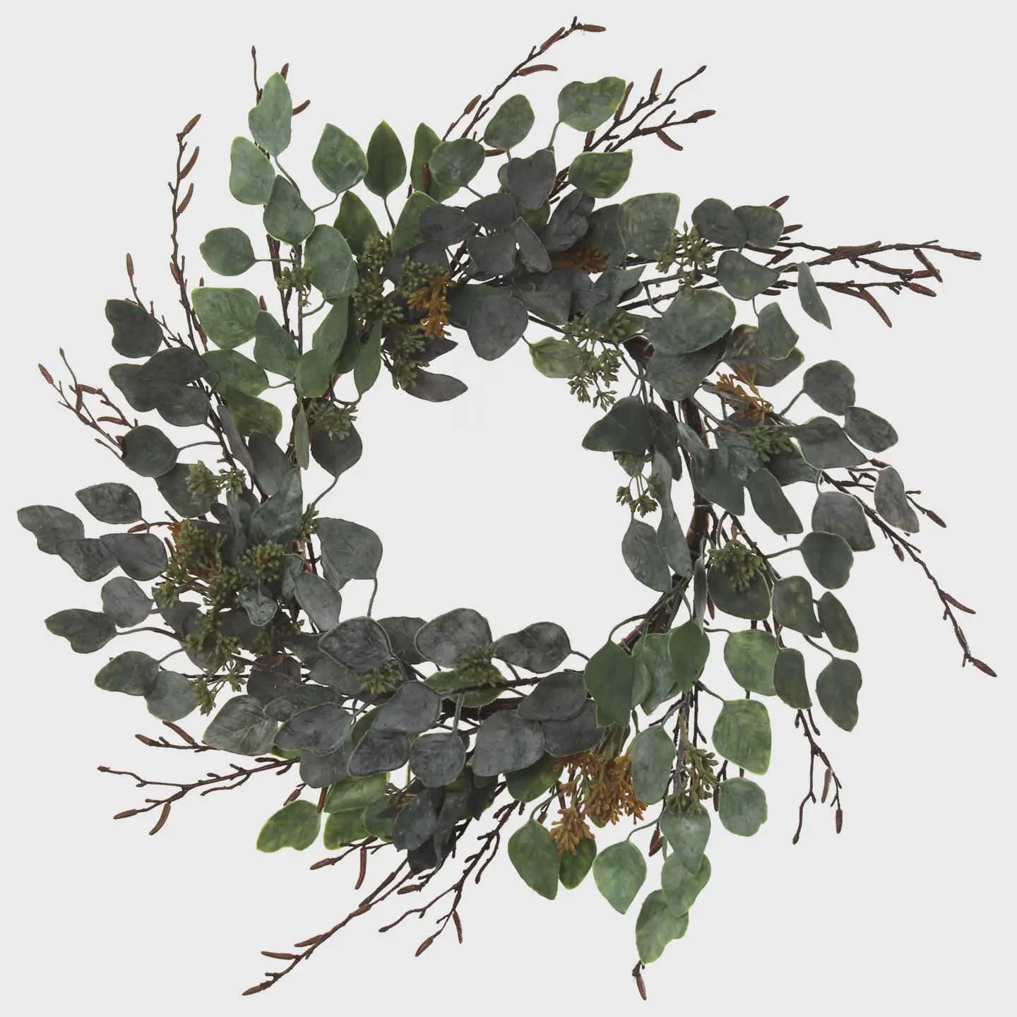 24" Seeded Eucalyptus Wreath with Loop