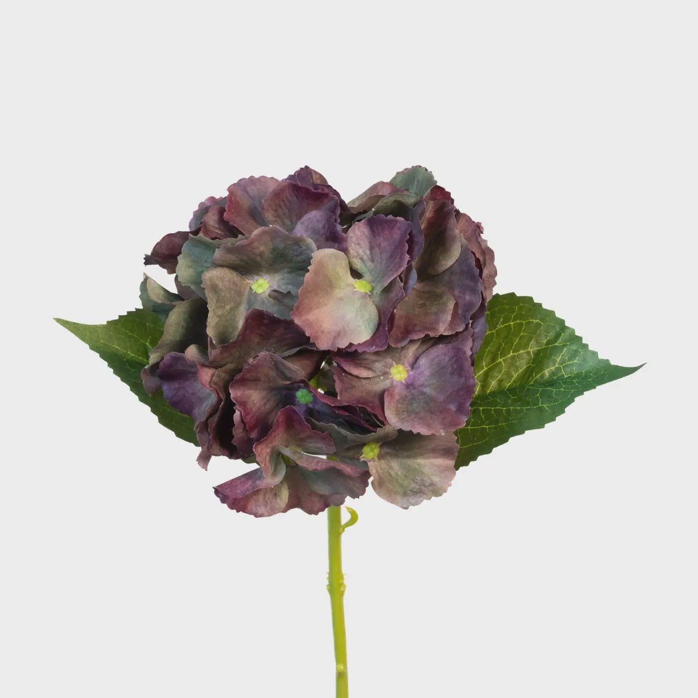 Real Touch Hydrangea - 14 Inch - Antique Burgundy