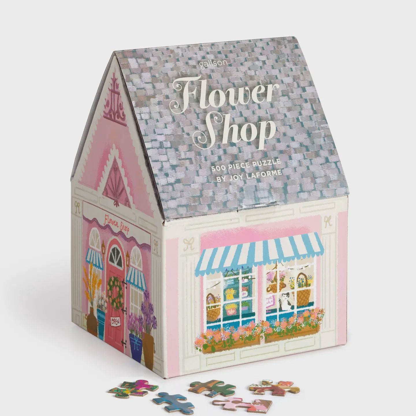 Joy Laforme Flower Shop 500 Piece House Puzzle