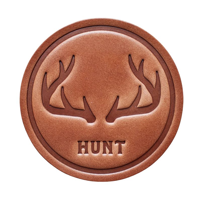 Hunt Leather Coaster