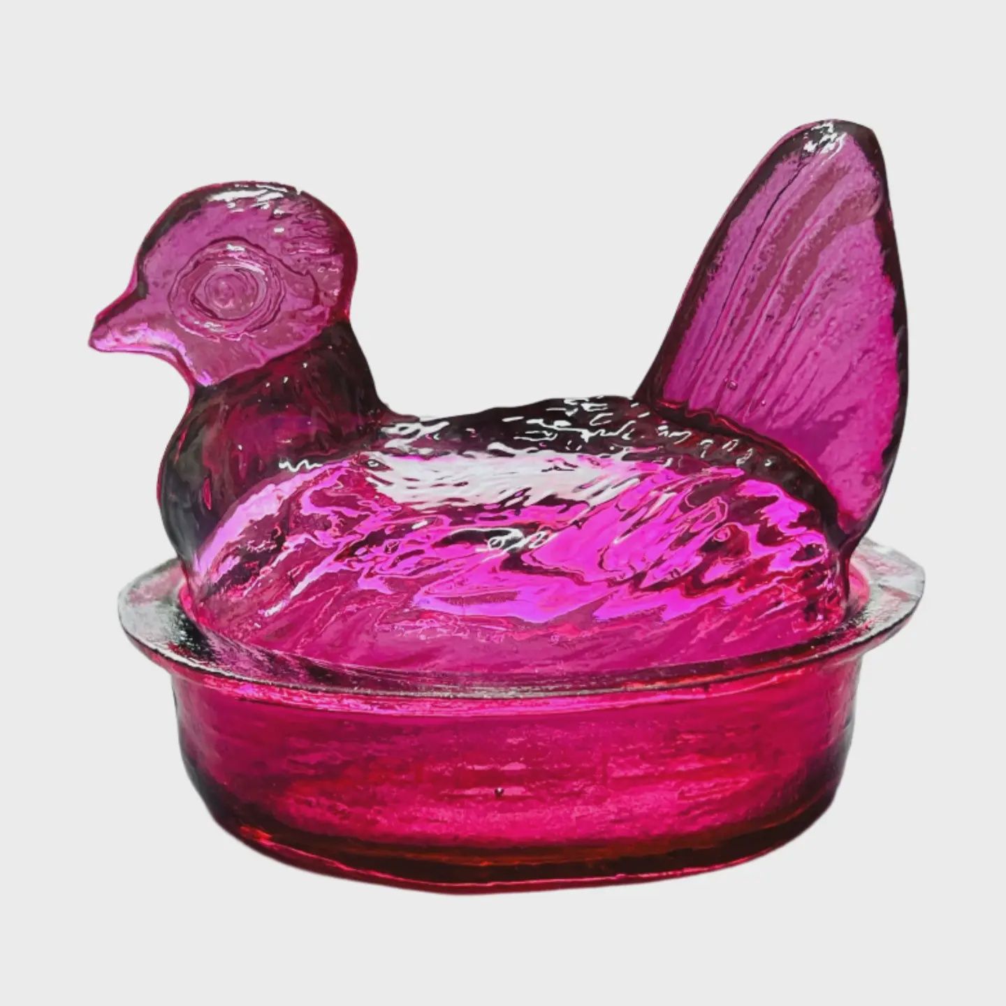 Nesting Hen Bowl - Magenta