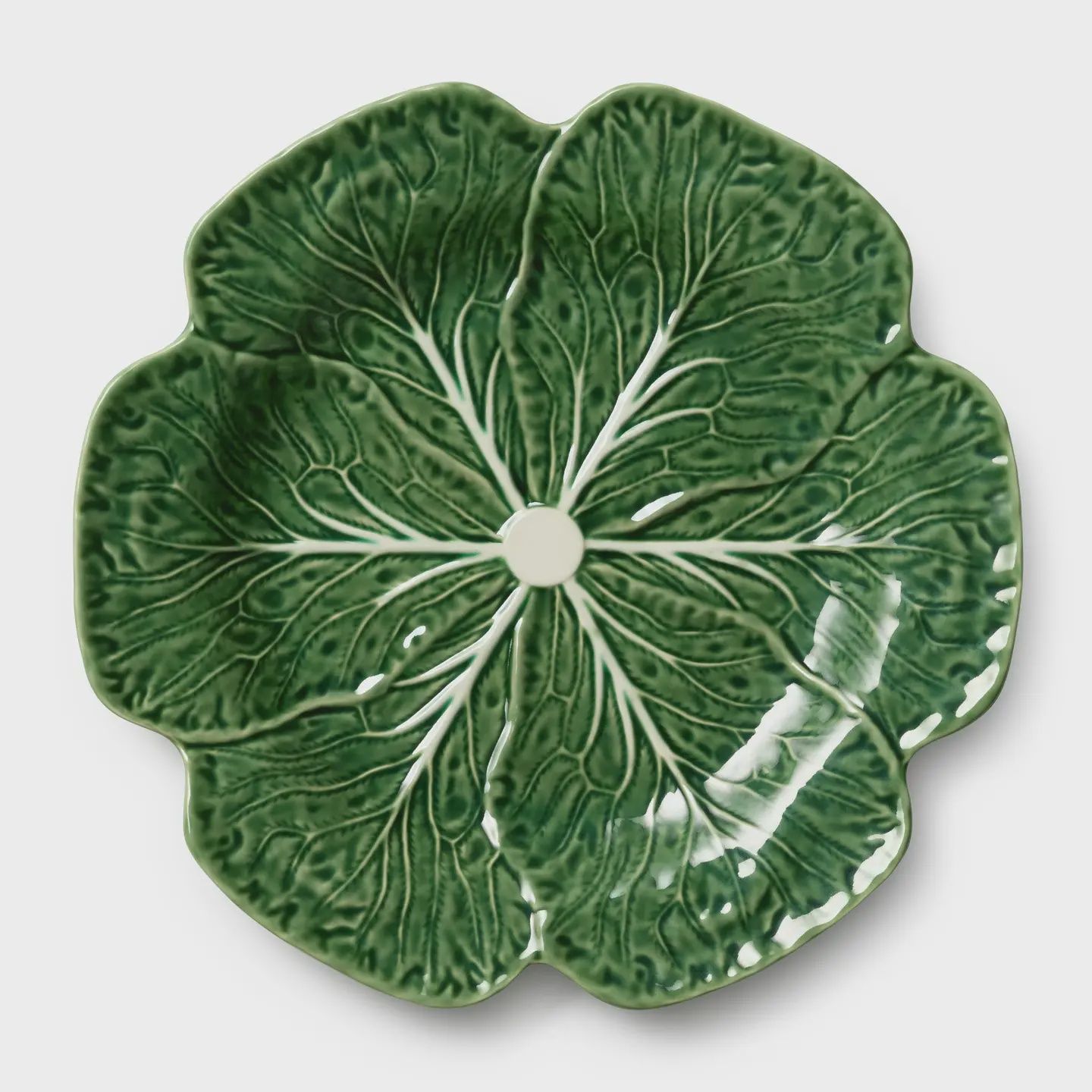 Le Jardin Cabbage Round Platter - 13 in