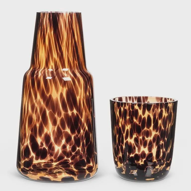Fused Dots Bedside Carafe &amp; Cup