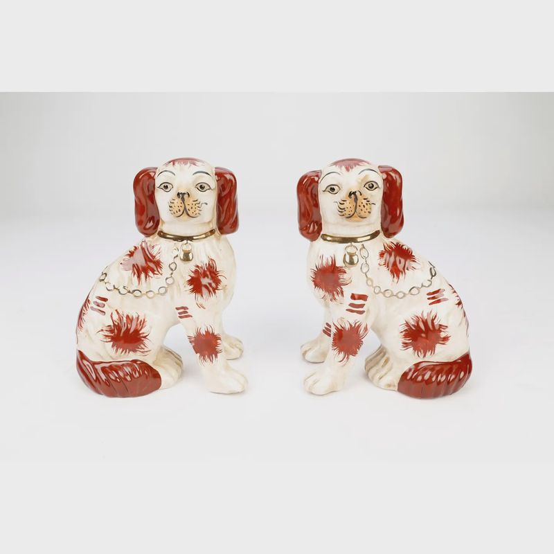 Staffordshire Dog Brown w/ Brown Finish