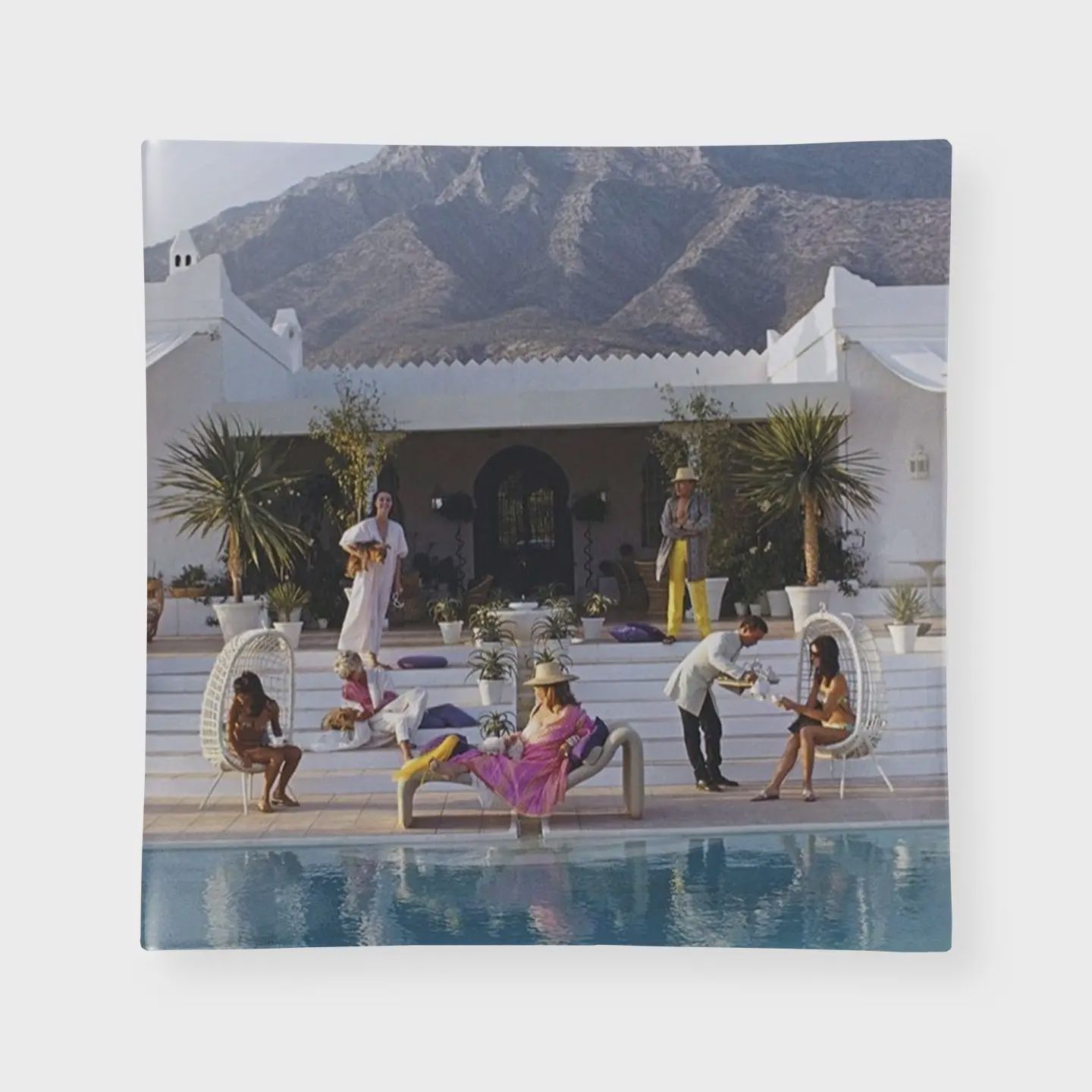 Glass Trinket Tray/Wall Art _ Mountain Chic