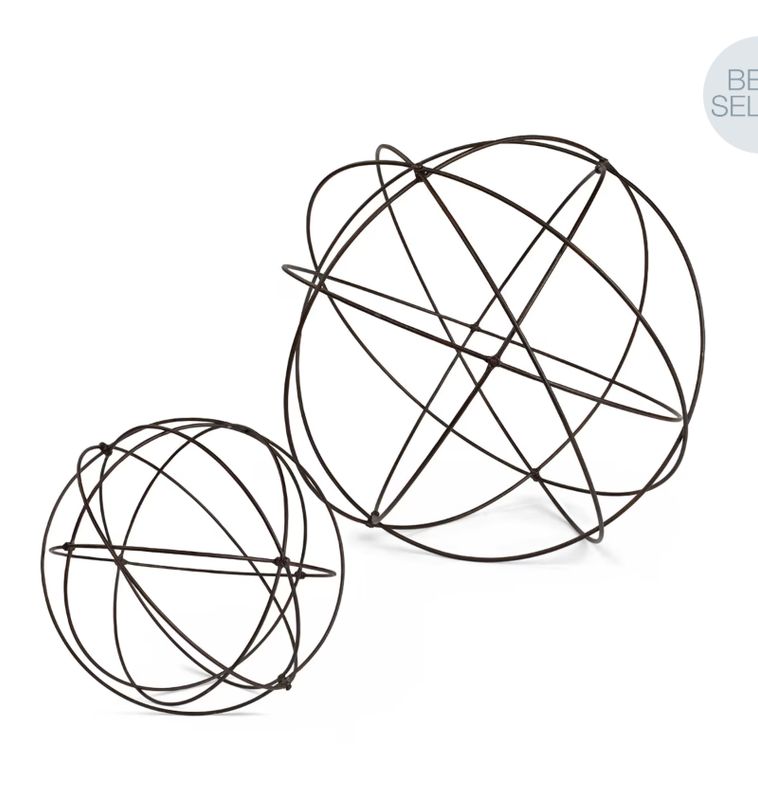 Wire Garden Spheres - 2 Sizes