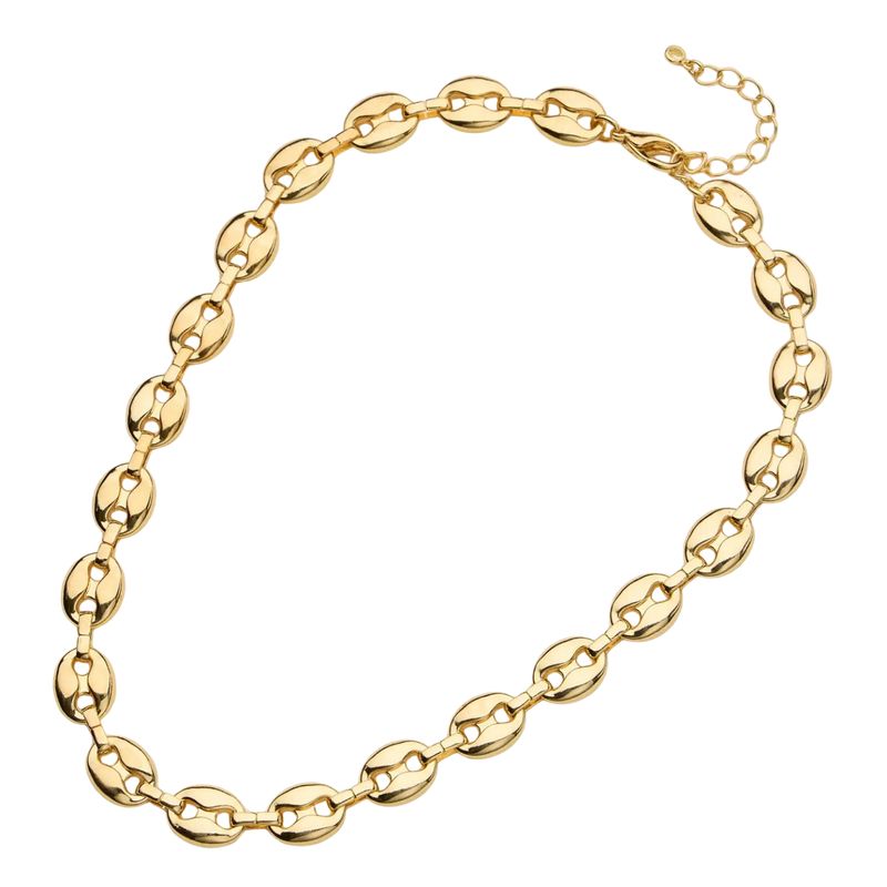 Bold Link Chain Necklace - 18K Gold Dipped