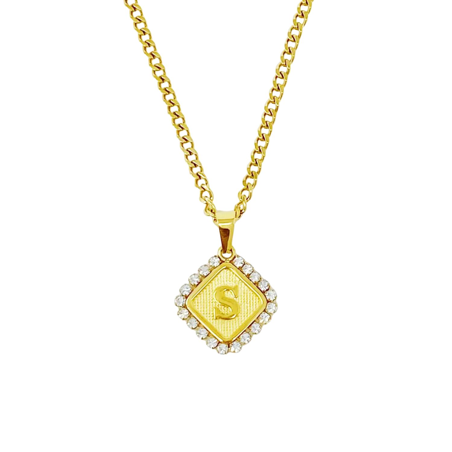 Aztec Delight Initial Necklace - S
