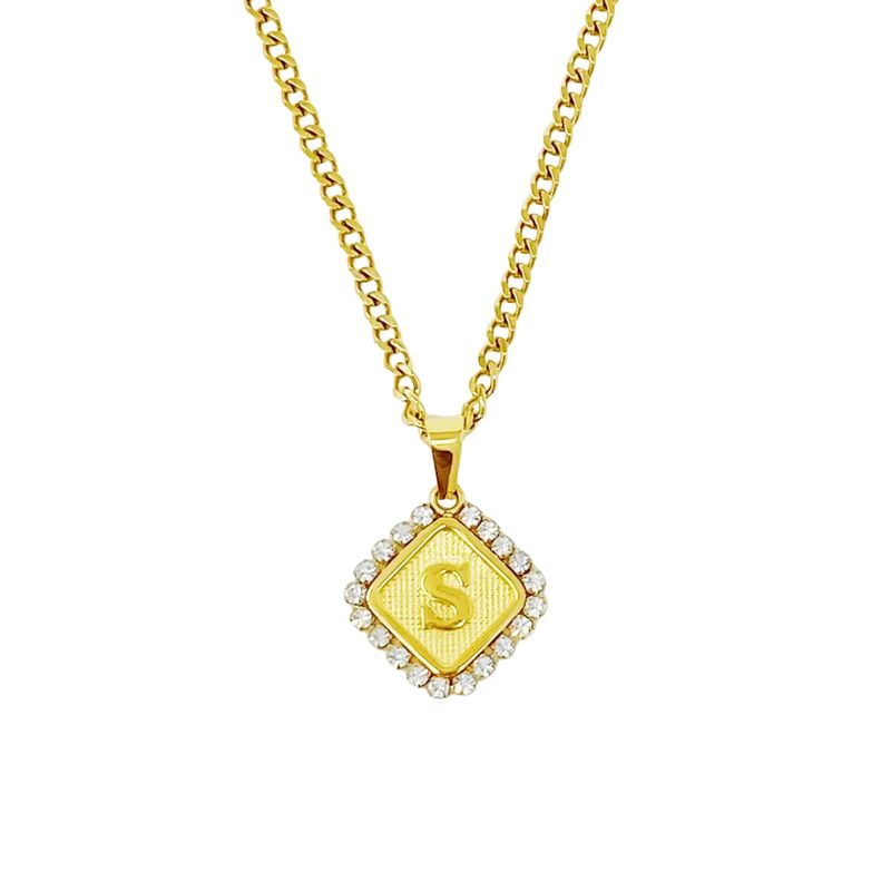 Aztec Delight Initial Necklace - S
