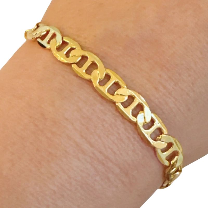 Horse Bit Linked Chain Bracelet