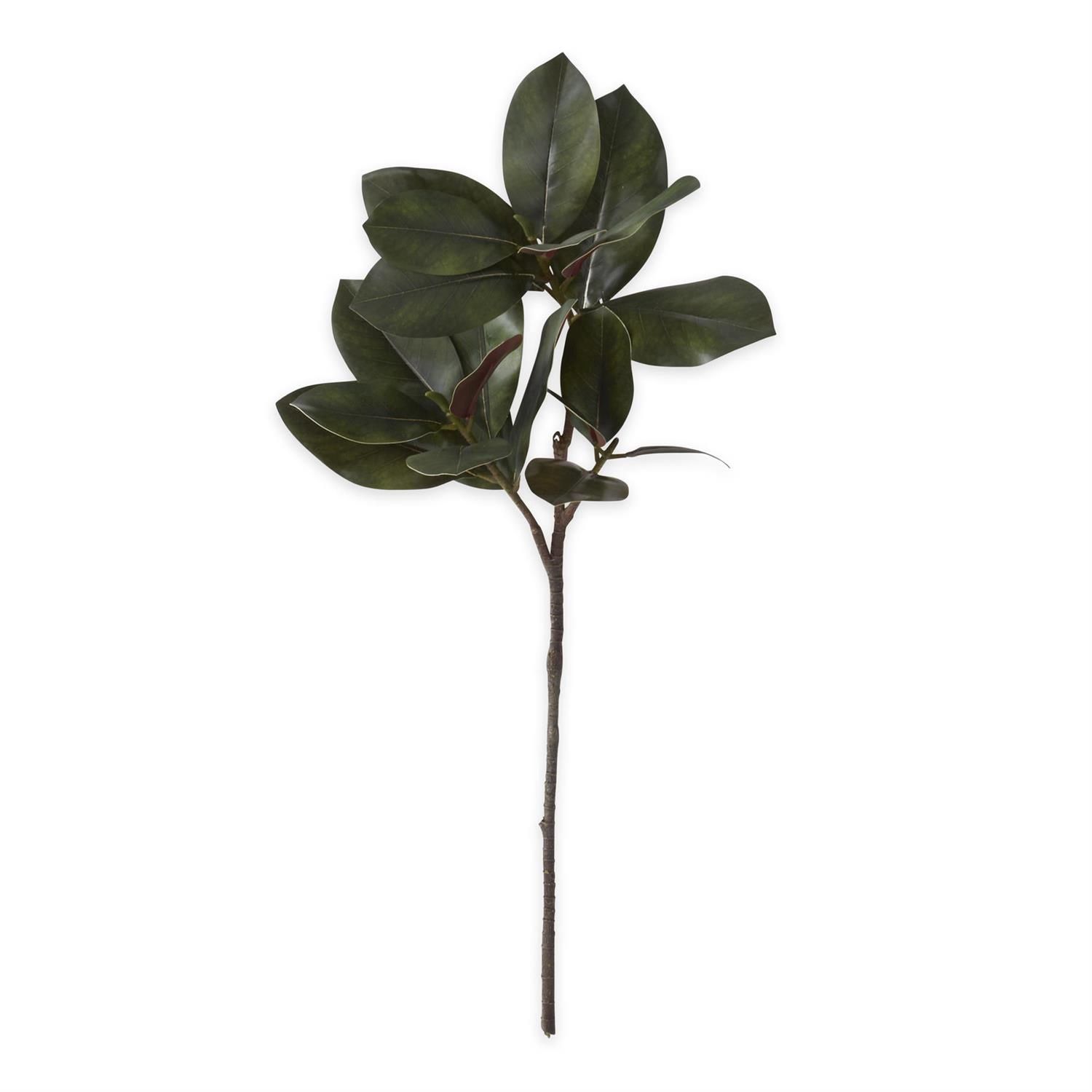 33 Inch Burgundy &amp; Green Magnolia Branch