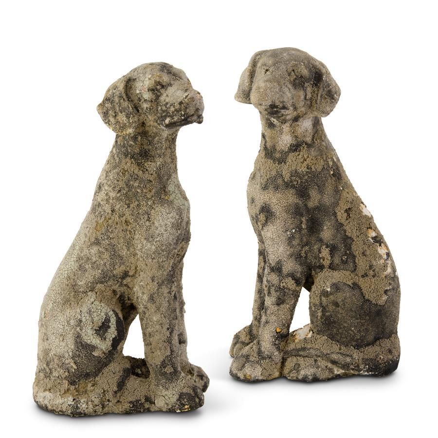 Weathered Stone Dogs