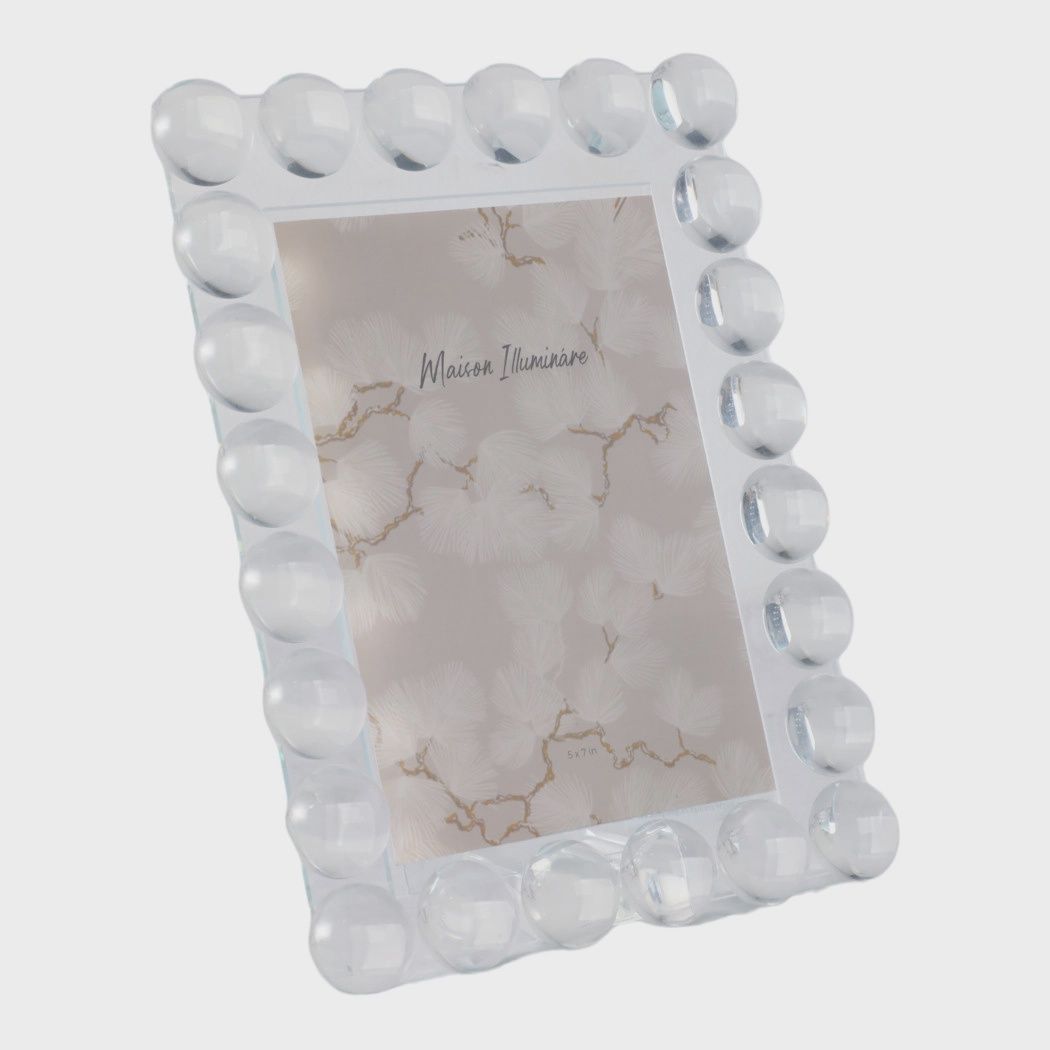 Crystal Bubble Spherical Border Photo Frame